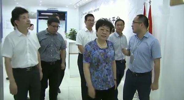 副省长陈奕君到我区调研生物医药产业发展